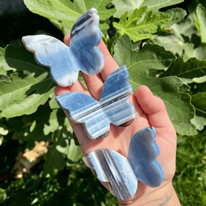 รูปปั้นผีเสื้อ3D โอปอลสีน้ำเงินทำมือหินคริสตัลธรรมชาติผีเสื้อสำหรับการรักษาของขวัญและของตกแต่งบ้าน - Product Image 5