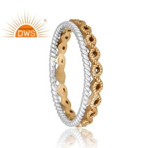 Venta caliente 925 Anillo de banda de plata Diseños personalizados Joyería para mujeres Regalo para ella, Fiestas, Ocasiones, Fastivales - Product Image 2