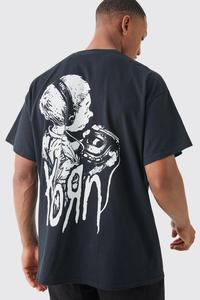 Chất Lượng Tốt Nhất Người Đàn Ông T-Shirts Với Tùy Chỉnh Màu Đen Quá Khổ Korn Ban Nhạc Giấy Phép T-Shirts Biểu Tượng Chuyên Nghiệp In Cho Nam Giới Của T-Shirt - Product Image 6