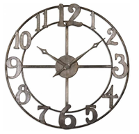 Luxe conçu acheter des horloges murales antiques de qualité standard avec horloge murale en métal de garde supérieure à vendre par des exportateurs indiens