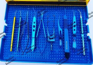 ชุดเครื่องมือผ่าตัดตาสำหรับผ่าตัดตาขุ่น 10 ชิ้น ทำจากไทเทเนียม คุณภาพสูง ใช้ซ้ำได้ สำหรับขาย - Product Image 6