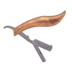 Top Trending superventas recién llegados logotipo personalizado maquinilla de afeitar mango de madera de alta calidad OEM uso profesional del peluquero - Product Image 4