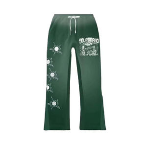Conjunto Deportivo Casual de Invierno para Hombre, Lavado Ácido, con Sudadera con Cremallera y Pedrería y Pantalones Deportivos Acampanados, 100% Algodón Transpirable con Forro Polar - Product Image 6
