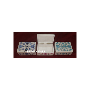 Exclusive And Top Quality <b>Material</b> White Marble Mother Of Pearl Inlay Jewelry <b>Boxes</b> For Super Finishing Gifting Purpose Box - Product Image 1