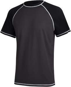 Conception populaire respirant à séchage rapide Compression Rash Guard chemises hommes à manches courtes Compression Rash Guard pour hommes - Product Image 1