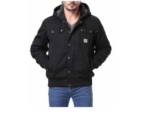 Chaqueta DE TRABAJO impermeable con forro polar personalizada para hombre, abrigo de invierno con capucha, a prueba de viento, múltiples bolsillos, chaqueta de trabajo resistente - Product Image 1