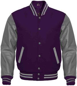 High Quality Custom Logo Fully Embroidered Baseball Team Varsity Jacket with Leather Sleeves Lettermen Winter Jacket - Product Image 3