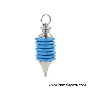 Collier pendentif classique en cristal de Reiki 7 chakras, plaqué argent antique, pierre principale en agate pour la guérison énergétique des chakras - Product Image 4