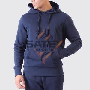 Ensemble survêtement homme en coton de haute qualité avec logo personnalisé, sweat-shirt et pantalon deux pièces, léger et respirant - Product Image 2