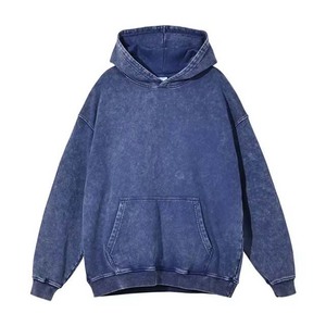 Sweat à capuche imprimé lavage à l'acide sweat à capuche zippé personnalisé vente en gros hommes broderie sweat à capuche lourd personnalisé - Product Image 3