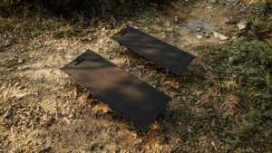 Cama Plegable CAMVIL Tamaño M, Marco Ligero de Aleación de Aluminio, Tapicería de Tela, Diseño Moderno para Exteriores - Product Image 4