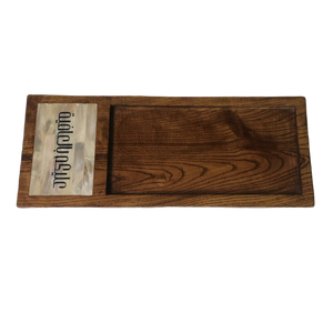 Plateau rectangulaire plateau de service en bois haute vente plateau à chocolat incrusté serpillière fabriqué au Vietnam - Product Image 3