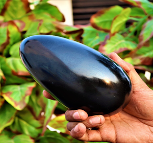 Wholesale Natural Good Quality 55MM Black Tourmaline Healing Reiki Aura Metaphysical Power <b>Egg</b> - Product Image 4