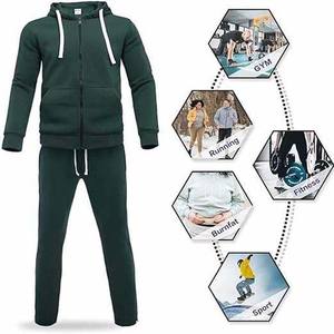 Conjunto de moda personalizado ajustado de alta calidad, chándal de gimnasio para hombre, ropa deportiva, ropa para el sudor, conjunto de dos piezas, trajes para correr para hombre - Product Image 6