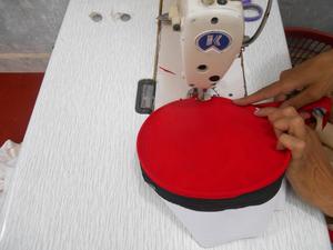 หมวกผ้าขนสัตว์เจ้าหน้าที่มีแผ่นกันแดดปักสีทองสองแถวและตราขนแกะ100% แบบลำลอง - Product Image 6