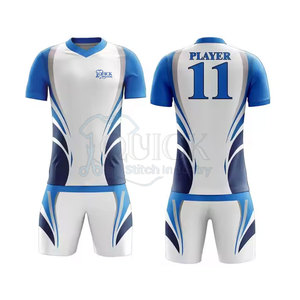 Ropa Deportiva, Uniforme de Fútbol, Nuevo, Más Vendido, Alta Calidad, Adulto, Manga Corta, 100% Poliéster, Transpirable, Ligero - Product Image 1