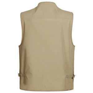 OEM Custom Multi Pocket Unisex Utility Vest Cotton Polyester Cargo Work Vest for Hiking Camping Fishing Waistcoats Clothing - Product Image 5