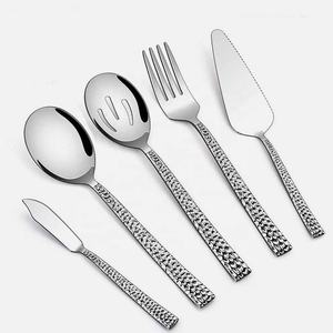 Luxury High Quality Stainless Steel <b>Gold</b> Plated High Quality Stainless Steel Luxury Flatware Set with Unique Handle - Product Image 4