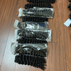 Vapeur noire cur cheveux vapeur vietnamienne cheveux bouclés machine d'extension de cheveux humains faisceaux de trame - Product Image 4