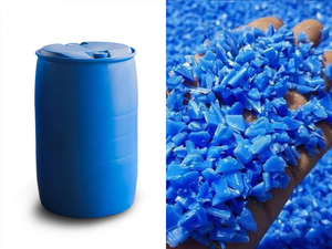 Poudre écrasée de chute de tambour de HDPE de catégorie de bâti bleu profond pour l'application de film disponible pour la vente - Product Image 3