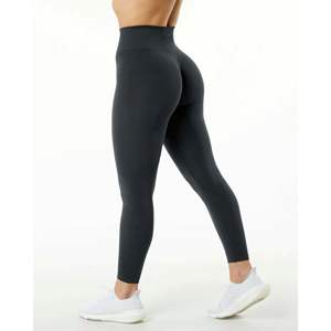 Wholesale Custom Label Women <b>Legging</b> Spandex Slim Fit Fitness Yoga Wear Elastic Waist Yoga <b>Leggings</b> - Product Image 2