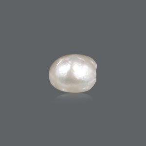 Perla de Basra de 6.71 Quilates, Perla Natural de Agua Dulce Blanca Suelta para Joyería y Fabricación de Joyas - Product Image 1