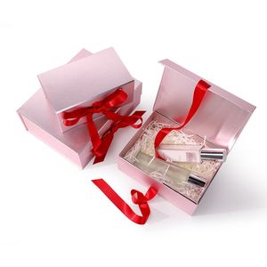 ริบบิ้นแพ็คแบนลายนูนด้านด้านดีไซน์แบบพับได้ทำจากกระดาษแข็งหรูหราวัสดุรีไซเคิลพิมพ์แบบกำหนดเอง - Product Image 4