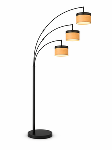 Lámpara de Pie Moderna Lumetal, Alimentación CA, Diseño Auto Cad, 30000 Horas de Duración, Halógena, IP20, 100-240V, Interior, Metálica, 2185MM, Luz de Alto Brillo - Product Image 1