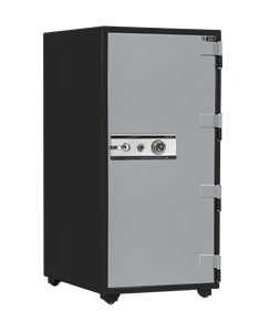 Caja DE SEGURIDAD G.U.N de oficina de alta seguridad de acero inoxidable resistente al fuego con cerradura de llave y cerradura digital electrónica - Product Image 2