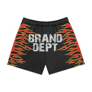 Pantalones cortos de alta calidad de sublimación de Material de poliéster de malla elegante de moda personalizada para hombres pantalones cortos de natación de playa personalizados - Product Image 2