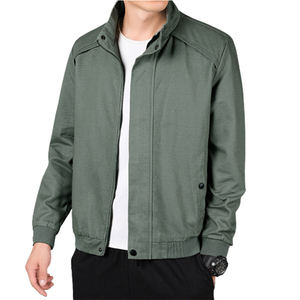Blouson Bomber Homme Coupe-Vent Personnalisé Printemps 100% Coton Manteau pour Homme - Product Image 3