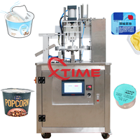 Machine de scellage manuelle semi-automatique pour gobelets en plastique, prix d'usine, machine de scellage thermique pour film plastique, machine de scellage de gobelets en plastique