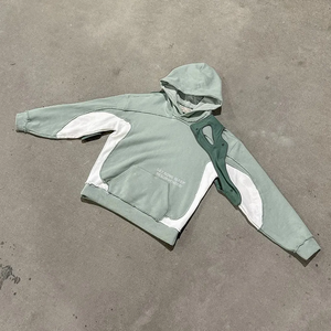 Solid Hoodie <b>Men</b> Casual Streetwear <b>Pullover</b> Soft Fleece Waterproof 100% Cotton Custom Logo Winter Warm Wear - Product Image 1