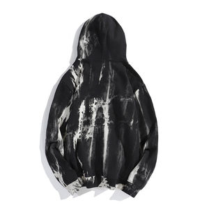 Factory Wholesale Men's Casual Pullover Sweatwear 100% Cotton Terry Custom Logo <b>Tye</b> <b>Dye</b> <b>Hoodie</b> Plus Size for Autumn Winter - Product Image 2