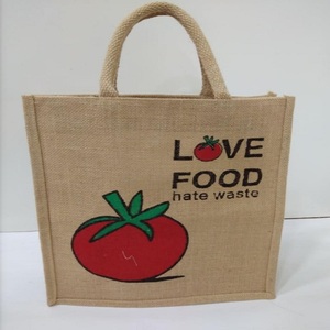 Nouveau style de sac fourre-tout isolé Shrekha Creations Tissu de jute et toile de jute Logo personnalisé Motif simple Fabriqué en Inde - Product Image 5