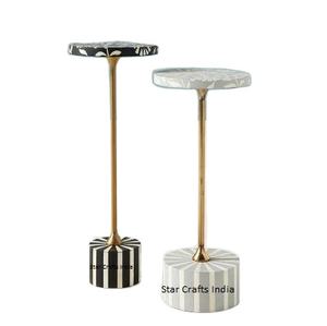 Fantaisie Hôtel ware MDF Os Incrustation Tabouret En Gros Os Incrustation Moderne Bonne Qualité Salon Tabouret Pour Chambre - Product Image 1