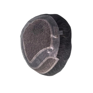 Peluca de Cabello Humano Virgen Remy Indio, Tupé con Ondas Naturales, Trama Única para Prótesis Capilares de Encaje - Product Image 2