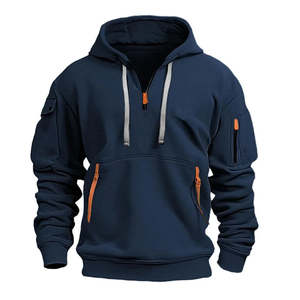 2025 Sudadera con capucha con logotipo personalizado pulóver Casual sudaderas con capucha Fitness entrenamiento ropa Streetwear hombres ocio Sudadera con capucha - Product Image 1