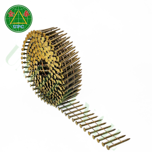 Clavos de bobina a granel de alta calidad de 1-1/4 pulgadas con vástago suave Cabeza a cuadros de larga duración para paletas Bueno para pistola de clavos de Vietnam - Product Image 6