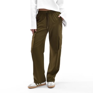 Joggers de fitness respirants pour femmes avec poches Logo personnalisé vente en gros pantalons de détente grande taille pantalons de survêtement de yoga et de course - Product Image 2