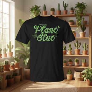 T-shirt promotionnel haut de gamme pour les amateurs de cactus, avec motif de plantes d'intérieur et feuilles d'arbres - Product Image 1