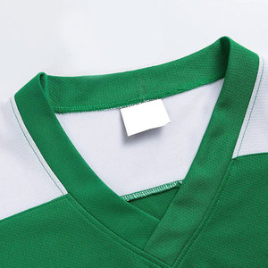เสื้อเจอร์ซีย์สำหรับฝึกซ้อมเสื้อฮอกกี้น้ำแข็งสีเขียวพิมพ์ลาย3D สำหรับเยาวชนชาย - Product Image 4
