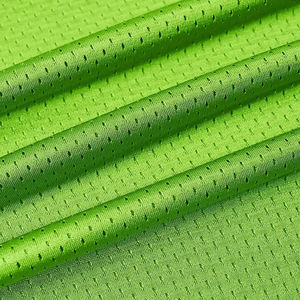 Camiseta de Entrenamiento Personalizada de Fútbol Americano, Malla Verde de Poliéster, Cuello en V, Transpirable - Product Image 6