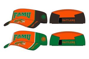 Visière unisexe FAMU Florida A & M University pour les activités de plein air de voyage sportif - Product Image 4