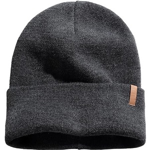 Gorro de Lana 100% Pura Acrílica Unisex, Gorro de Punto para Clima Frío, Invierno, Estilo Nuevo, Informal, de Moda, Gorro de Pescador de Lana para Exteriores - Product Image 1