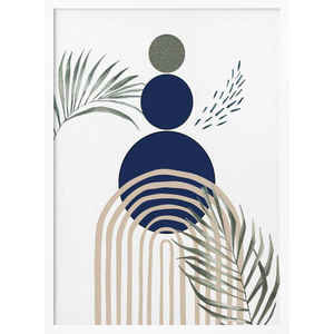 Produit imprimé numériquement Boho Green Blue 1 - Product Image 3