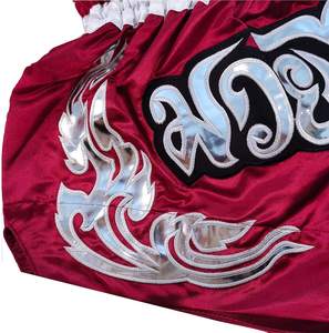 ล่าสุดศิลปะการต่อสู้กางเกงขาสั้นมวยไทยแบบสั้นแบบคิกบ็อกซิ่งกางเกงขาสั้นแบบมวยไทยสีไล่ระดับ RRI-MS-04 - Product Image 3