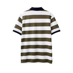 2025 nuevos hombres de manga corta para camisetas de polo personalizado de secado rápido ropa de verano de gran tamaño diseño de patrón sólido - Product Image 2