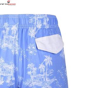 Pantalones cortos impresos por sublimación al por mayor personalizados pantalones cortos de malla de moda transpirables gruesos para hombre con bolsillos - Product Image 3