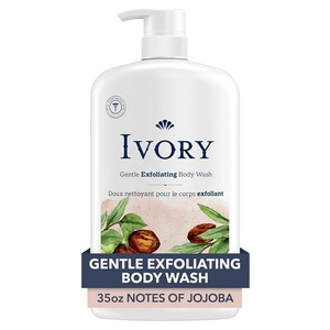 Gel de baño suave y delicado Ivory, aroma original, 35 fl oz, el más vendido - Product Image 4